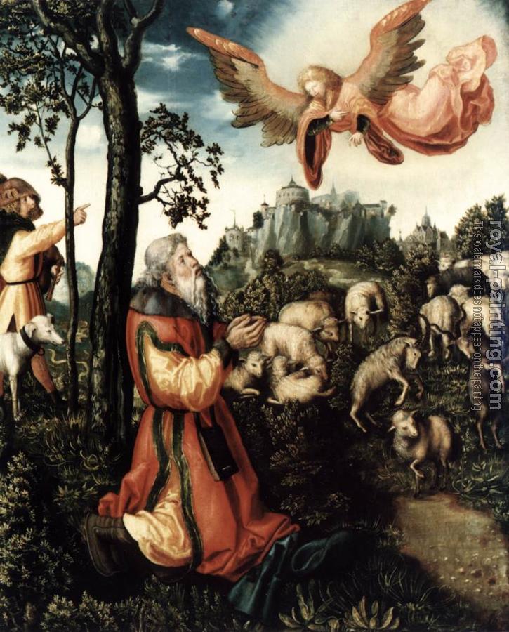 Lucas Il Vecchio Cranach : The Annunciation to Joachim
